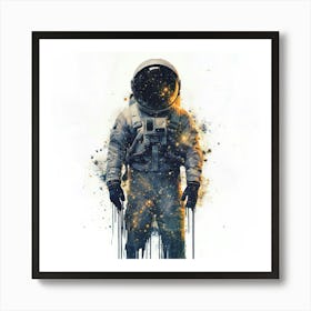 Spaceman.Generated AI. Wall Art Print Affiche