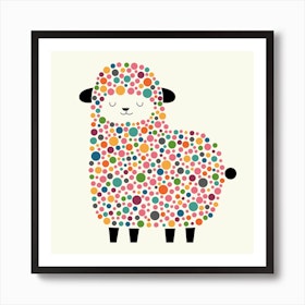 Bubble Sheep Art Print