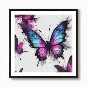 Butterfly Painting 278 Art Print