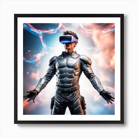 Vr Headset 11 Art Print