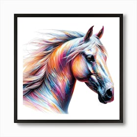 Creative Horse Visual 10 Art Print