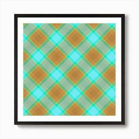 Plaid Pattern 44 Art Print