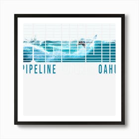 Hawaii Pipeline Surf North Shore Oahu Hawaiian Art Print