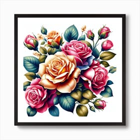 Roses Art Print