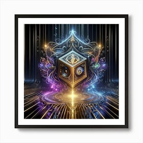 Ethereal Cube 1 Art Print