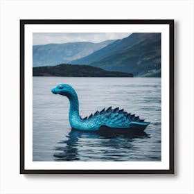 Blue Dragon Art Print