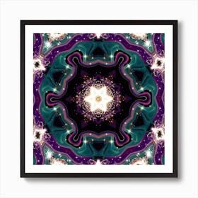 Fractal Mandala Art Print