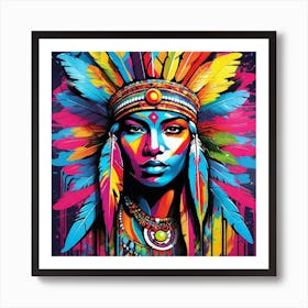 Indian Woman 6 Art Print