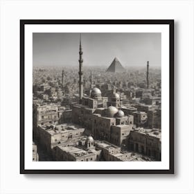 Egypt Cityscape Art Print