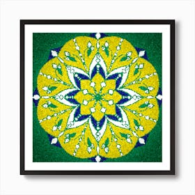 Mandala For Health Art Print