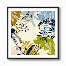 Floral Background 1 Art Print