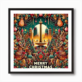 Christmas In Indonesia 1 Art Print