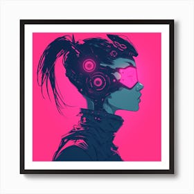 Futuristic Girl 7 Affiche