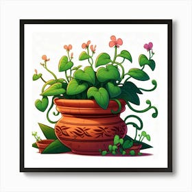 Potted Plant 1 Art Print