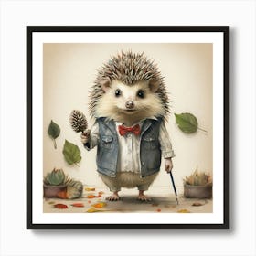 Hedgehog 44 Art Print