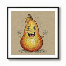 Happy Pear 2 Art Print