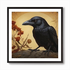 Croww Art Print