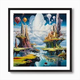 'The Floating City' Art Print