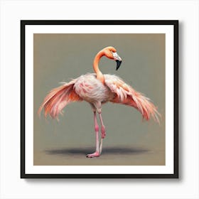 Flamingo 51 Art Print