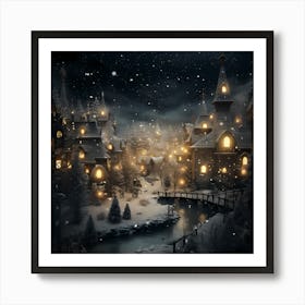 Whirlwind of Wintertime Whispers Art Print