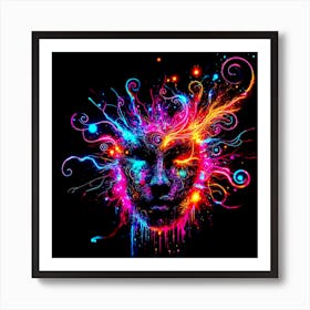 A.I. FACE 8b59f26e 4e12 47b3 9d98 E4dbcbf5bf0c 3 Art Print