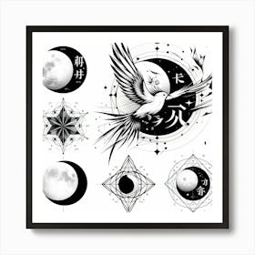 Dove Tattoo Art Print