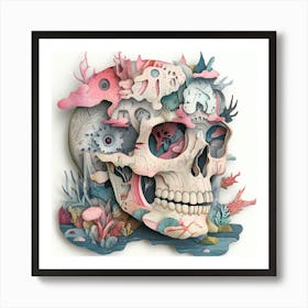 Skull Of The Sea Art Print