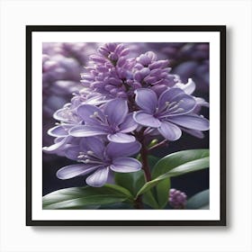 Purple Lilacs 1 Art Print