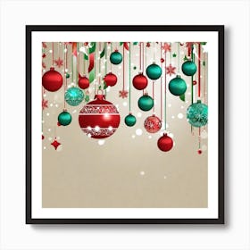 Christmas Background 5 Art Print