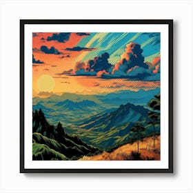 Enchanted Horizon 25 Art Print