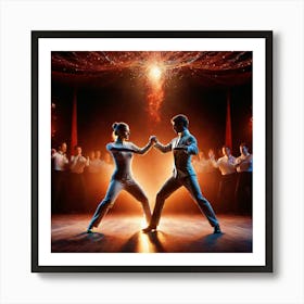 Dancers In The Dark 8 Art Print