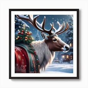 Reindeer Art Print