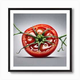 Tomato On A Vine 1 Art Print