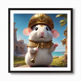 Hamster Guard Art Print