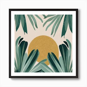 Tropical Sun Art Print