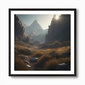 Mountain Landscape 35 Art Print