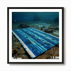 Blue Ocean Floor Art Print