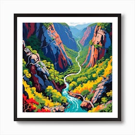 DEVIL'S GORGE Art Print