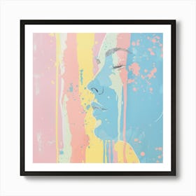 'The Face' 6 Art Print