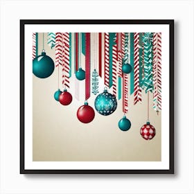 Christmas Decorations Stock Videos & Royalty-Free Footage Art Print