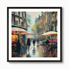 Amsterdam Market 2 Art Print