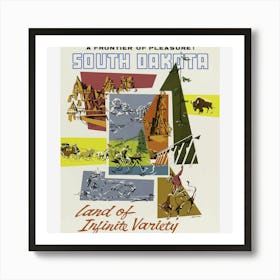 Frontier Of Pleasure South Dakota Art Print