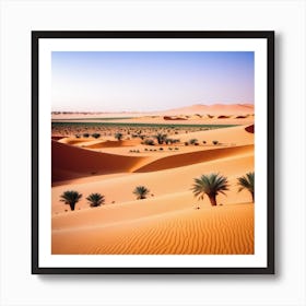 Desert Landscape - Desert Stock Videos & Royalty-Free Footage 2 Art Print