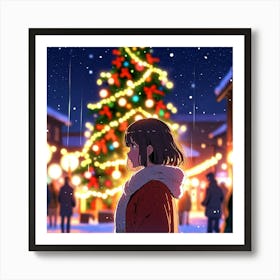 Leonardo Anime Xl Funny Christmas 0 Art Print