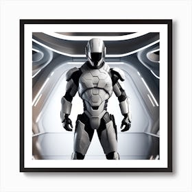 Futuristic Space Suit 16 Art Print