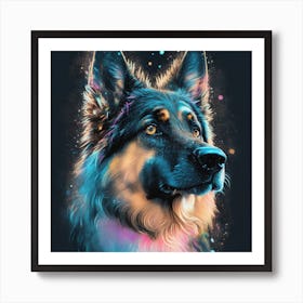 German Shepherd Art Print