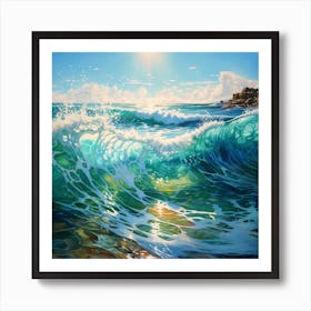 Ocean Waves Art Print