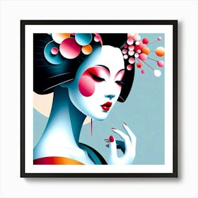 Japan Geisha Visual 13 Art Print