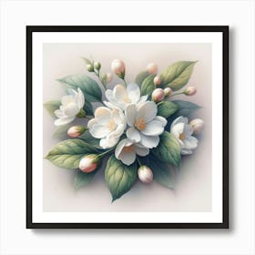 Flowers of Jasmine Art Print