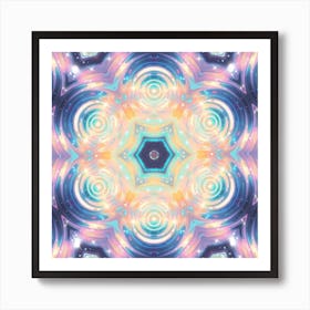 Psychedelic Mandala 63 Art Print